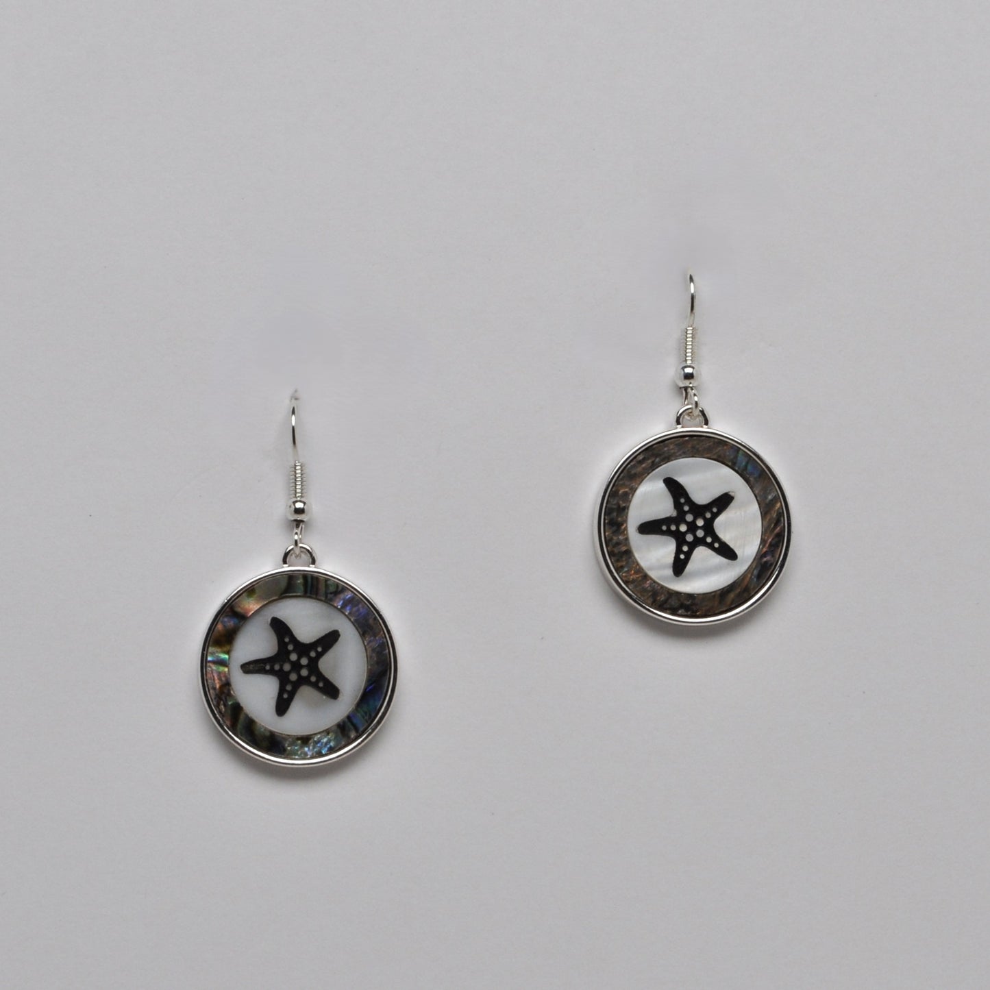 Starfish Nautical Drop Earrings
