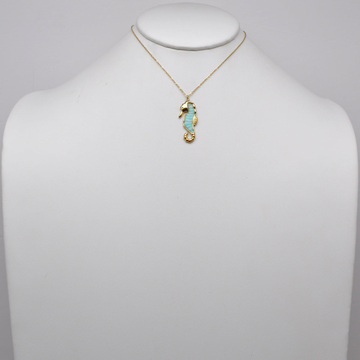 Stainless Steel Seahorse Pendant Necklace