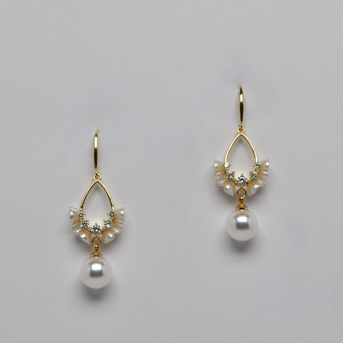 Pearl Chandelier Dangle Earrings