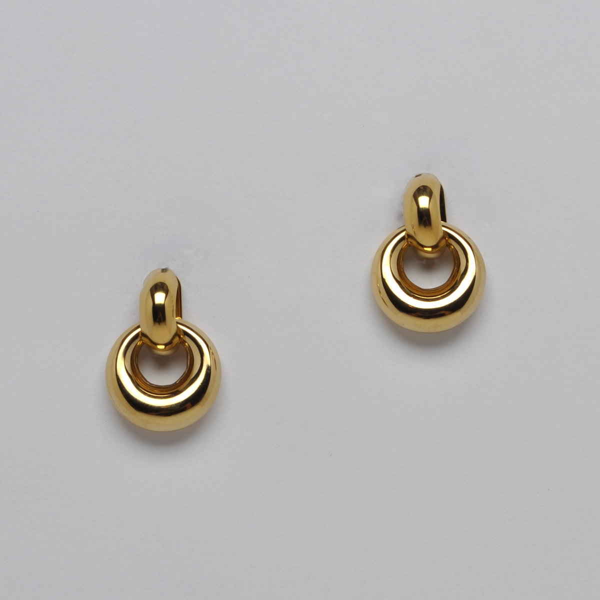 Chunky Interlocking Hoop Earrings