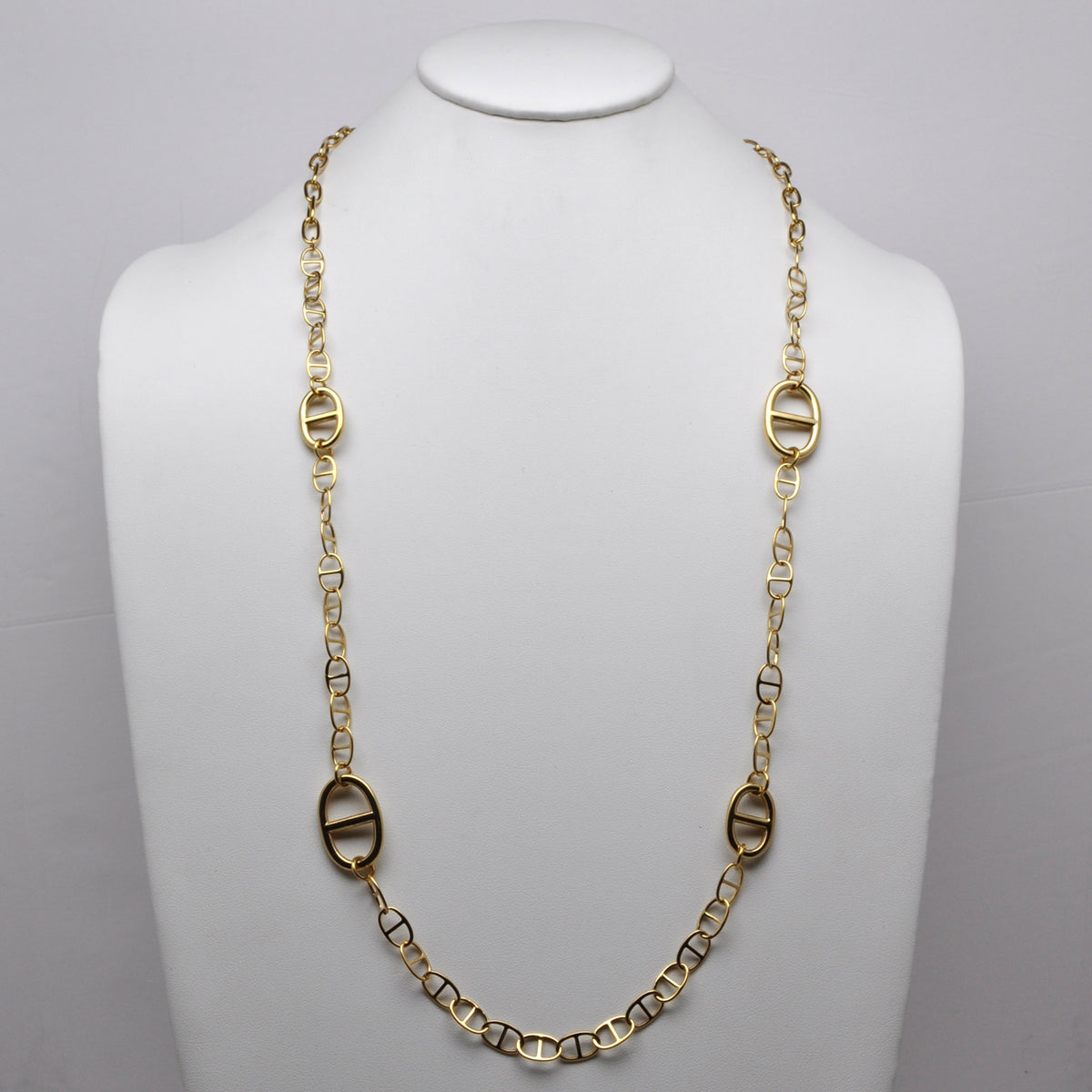 Stainless Steel Anchor Link Chain Necklace
