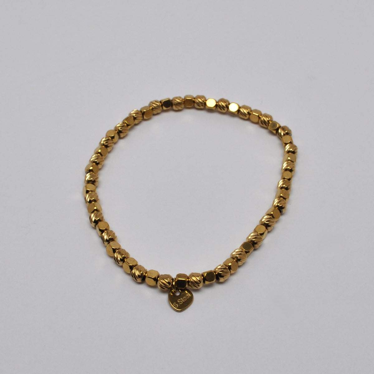 Square Beaded Stretch Bracelet