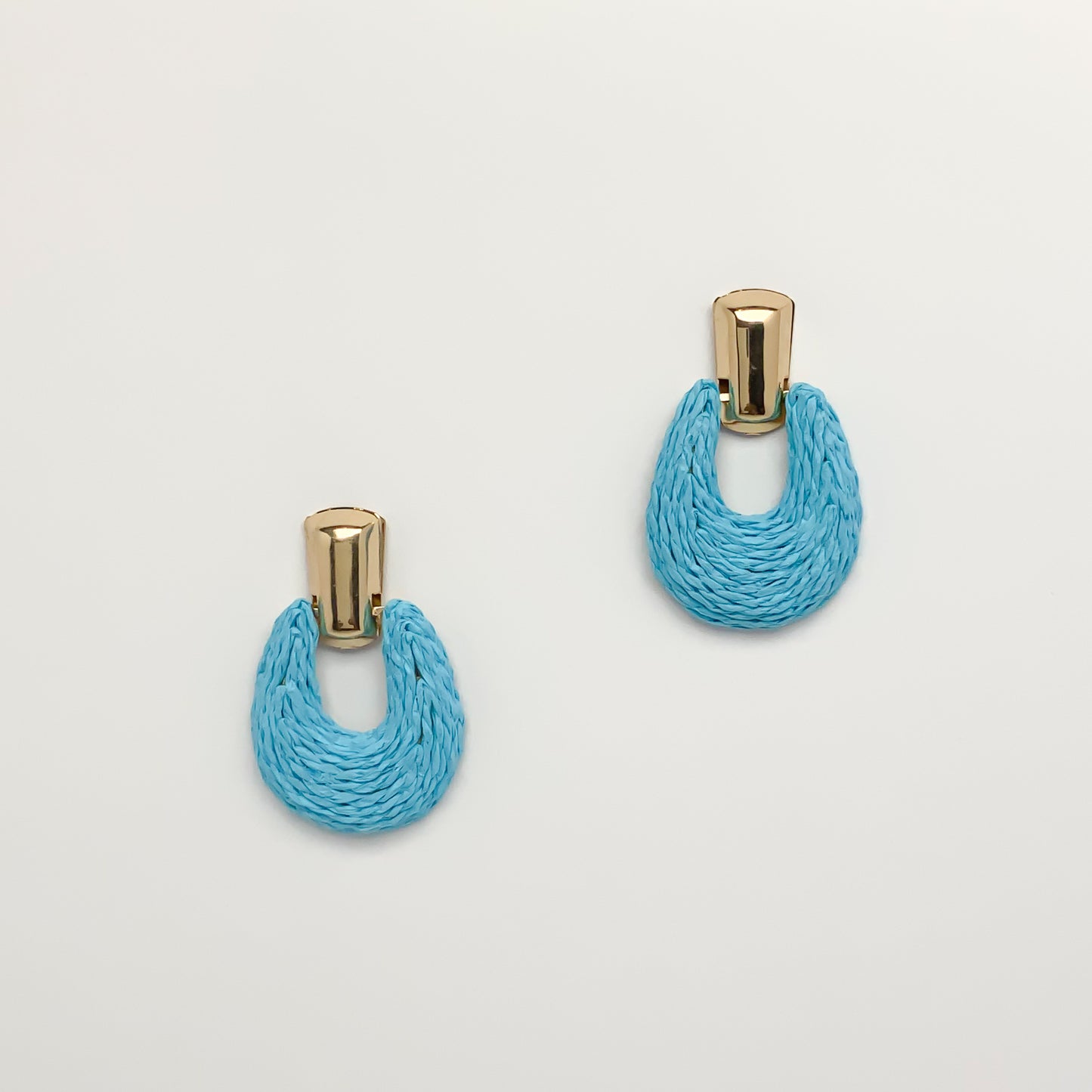 Twine Buckle Hoop Drop Earring