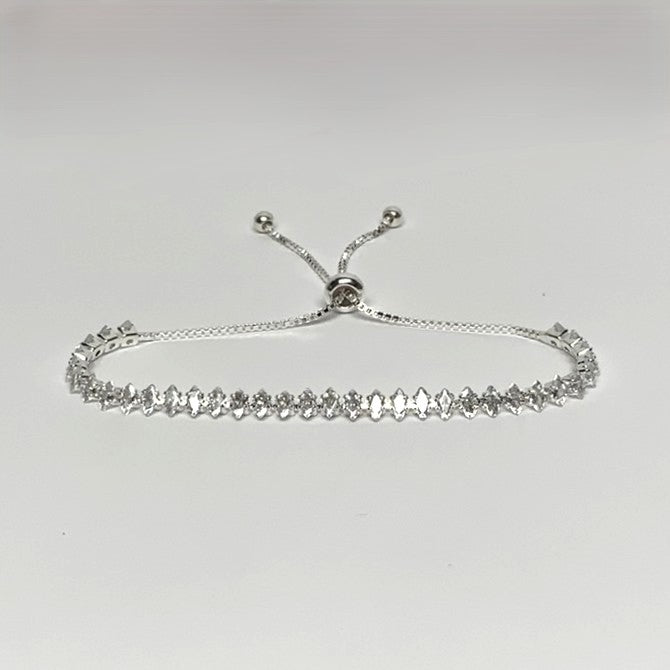 Adjustable Cubic Zirconia Bracelet