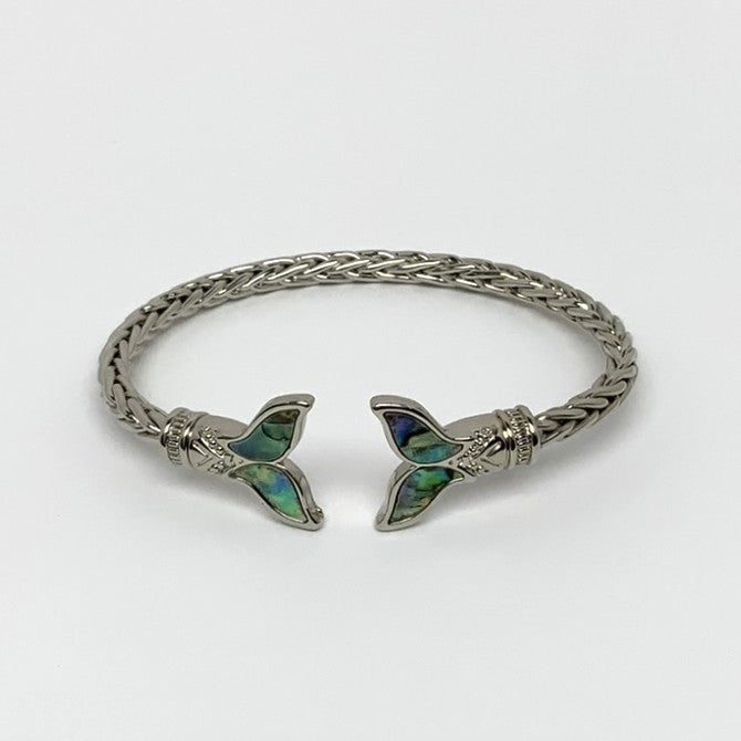Braided Mermaid Tail Cuff Bracelet