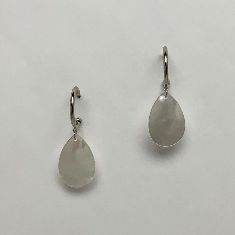 Iridescent Glass Droplet Earrings