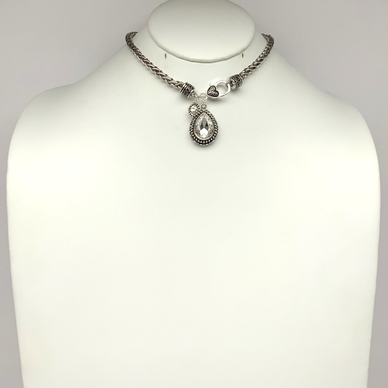 Western Chain Teardrop Necklace