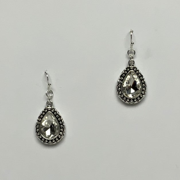 Western Crystal Teardrop Earrings