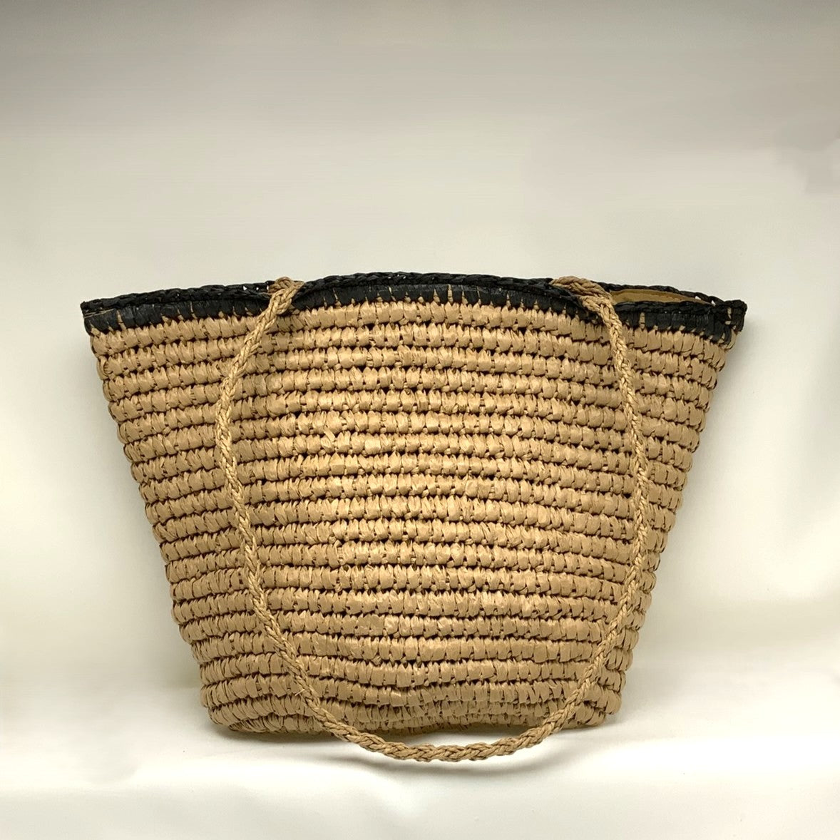 Twine Canvas Black End Purse (AC-54)