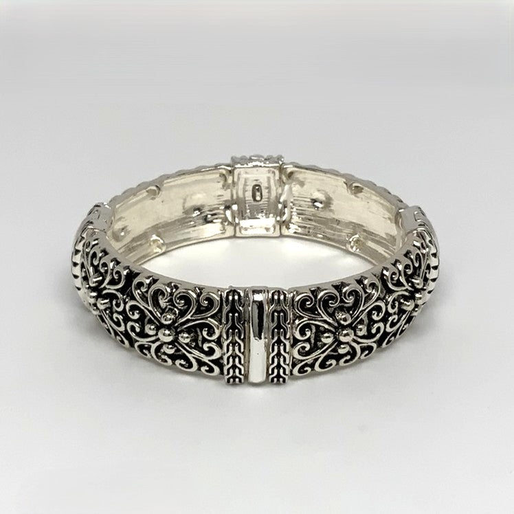 Western Flower Pattern Bracelet