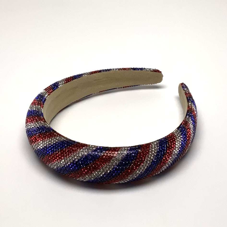 Fourth of July Striped Headbands