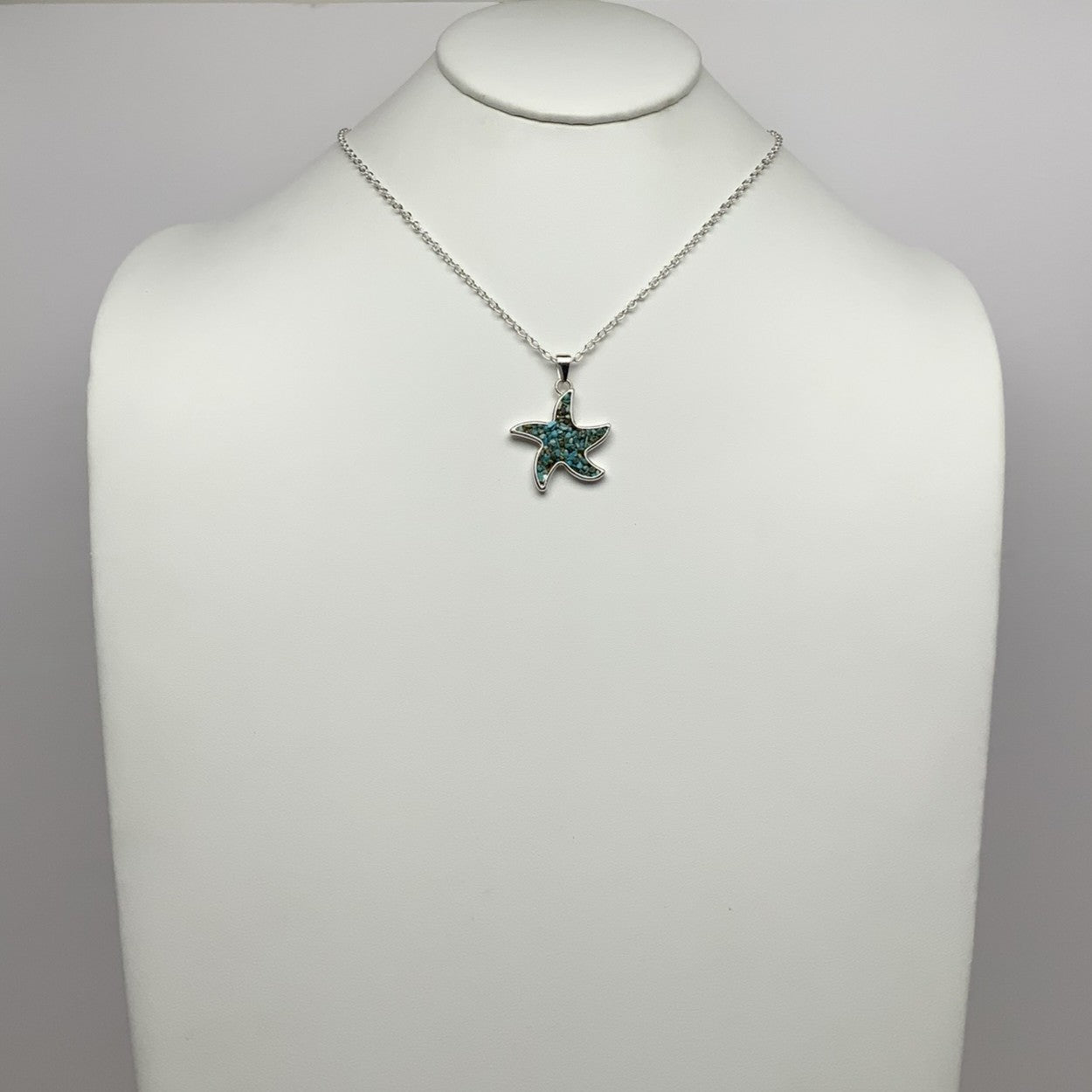 Stone Filled Starfish Necklace