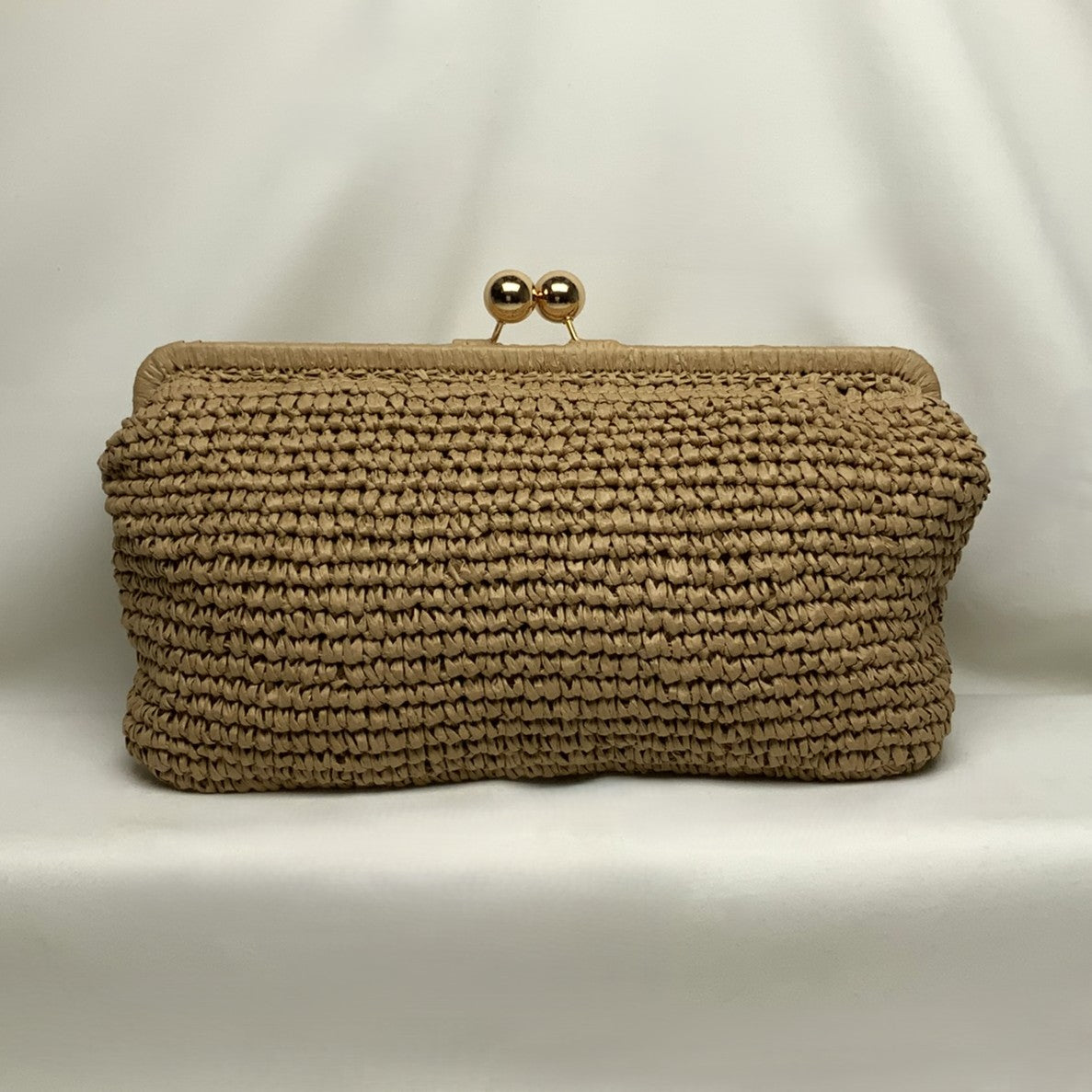 Crotched Twine Clutch/Crossbody Purse