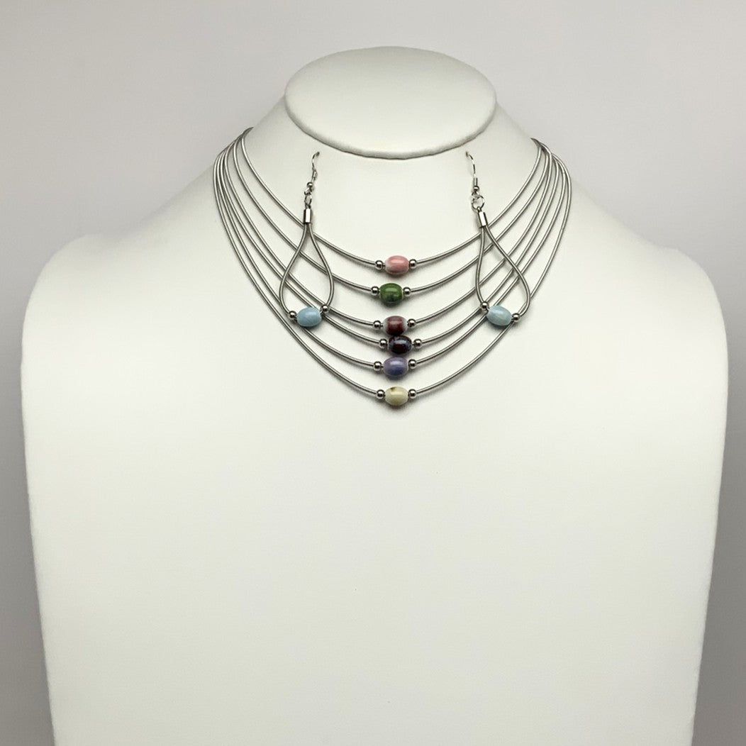 Guitar Strings with Ceramic Oval Beads