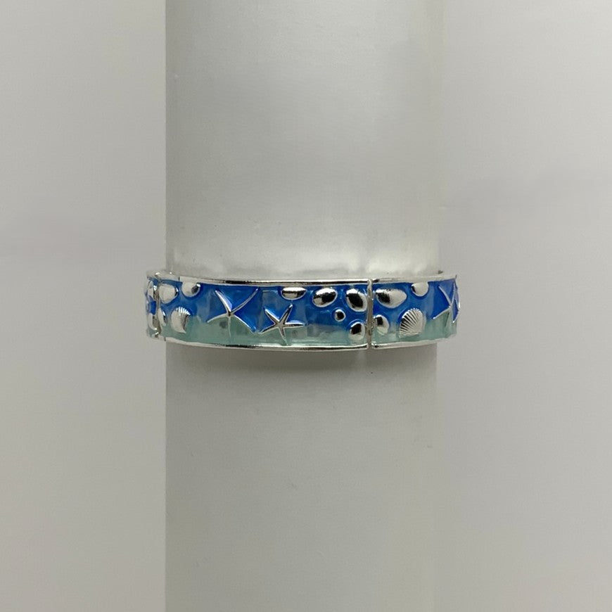 Starfish Seashell Stretch Bracelet