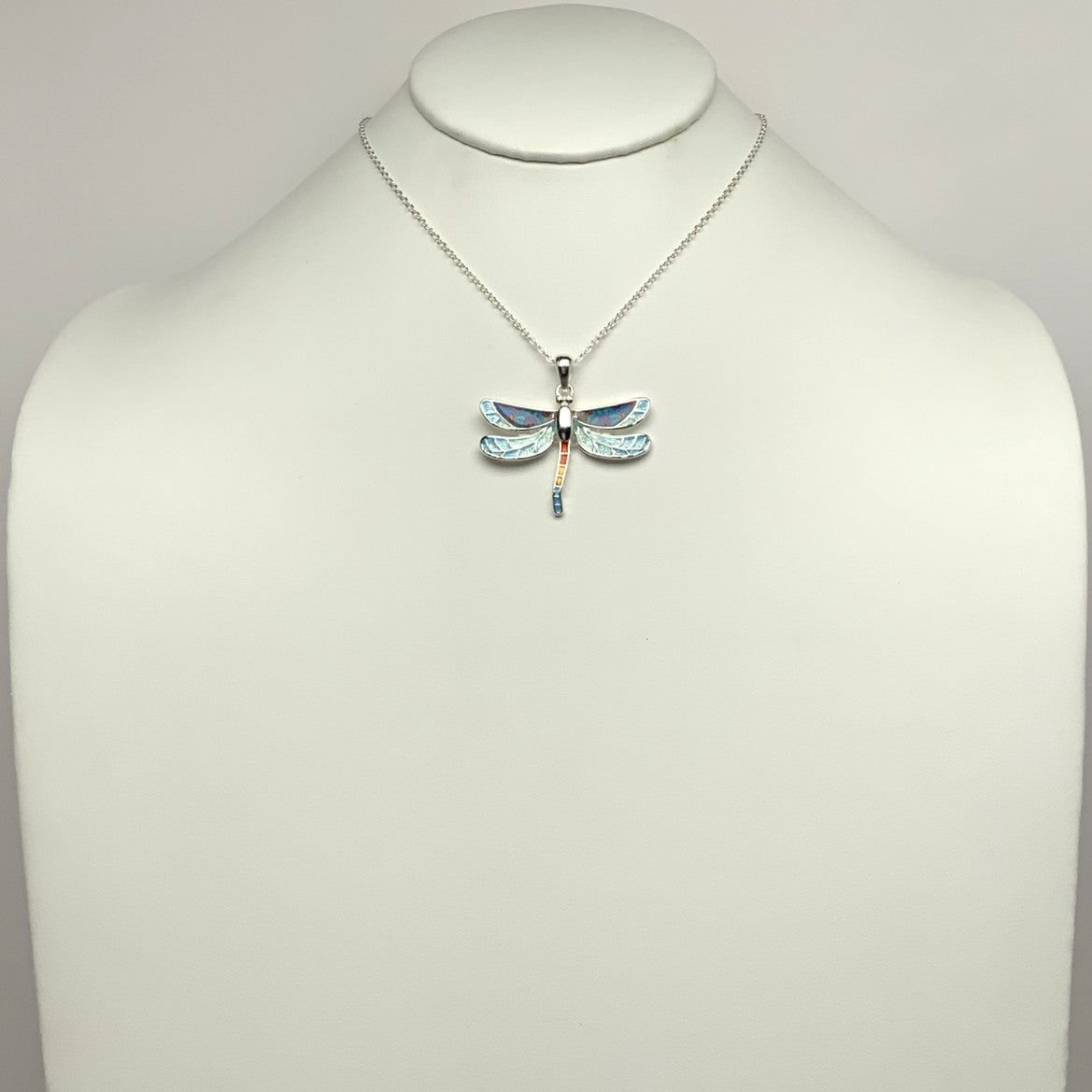 Fun Pattern Dragonfly Pendant Necklace