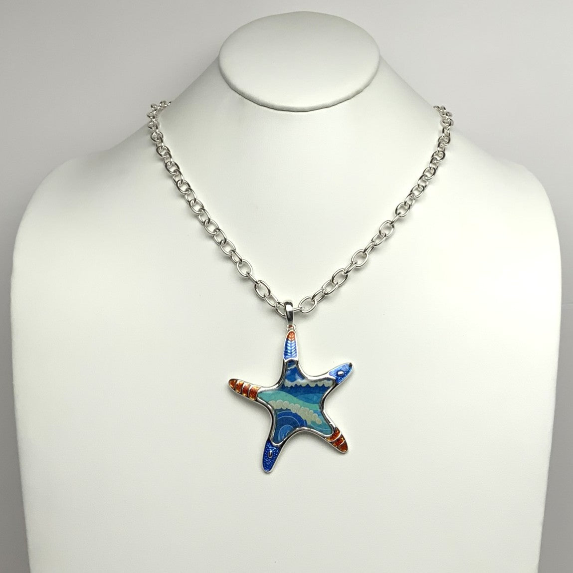 Aquatic Starfish Pendant Necklace
