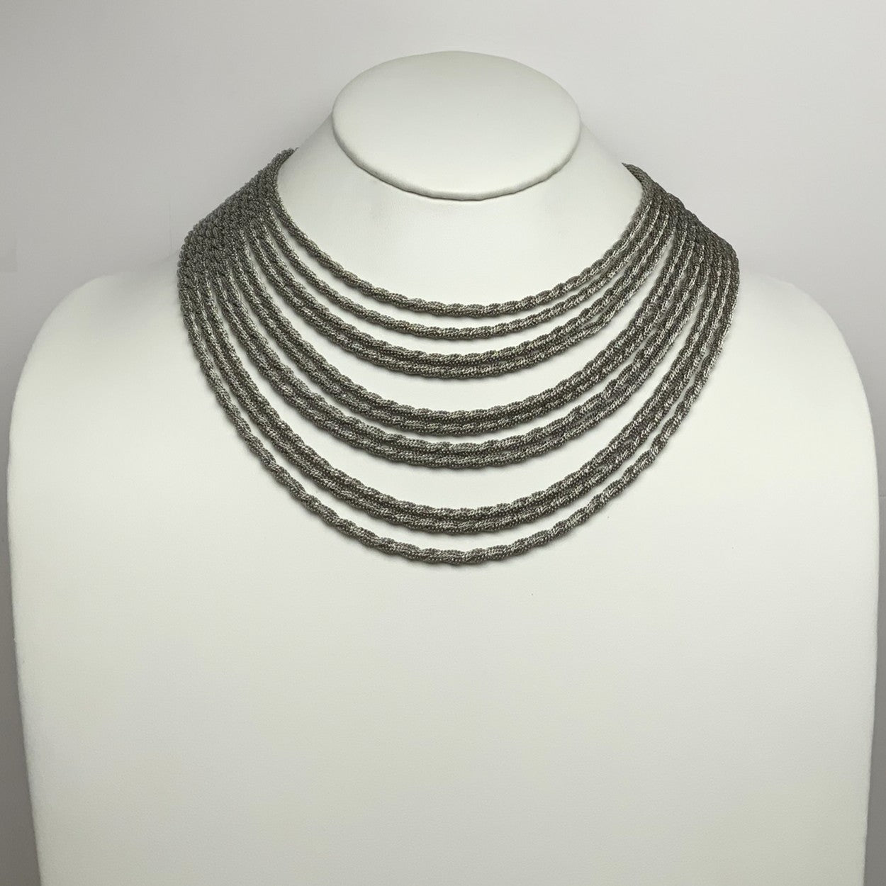 Mutli-Layered Twist Chain Necklace