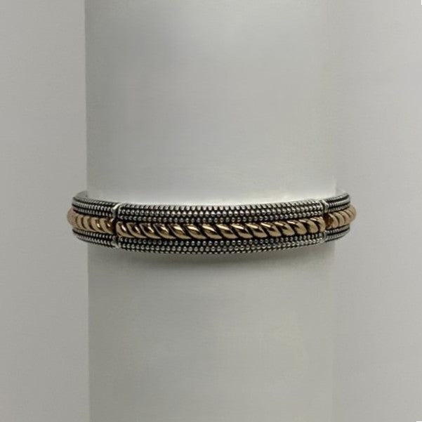 Twisted Wire Design Stretch Bracelet