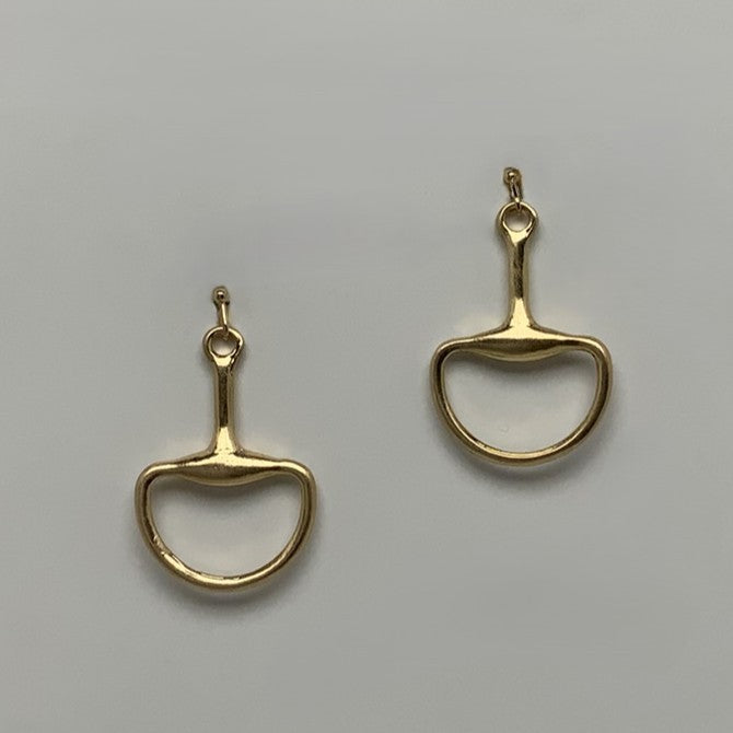 Half Moon Style Bit Drop Earrings