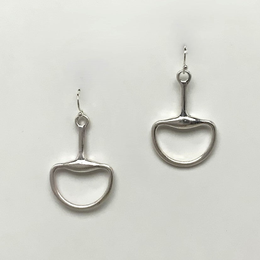 Half Moon Style Bit Drop Earrings