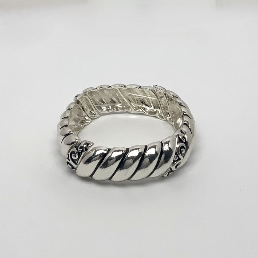 Western Twisted Swirl Chunky Bracelet
