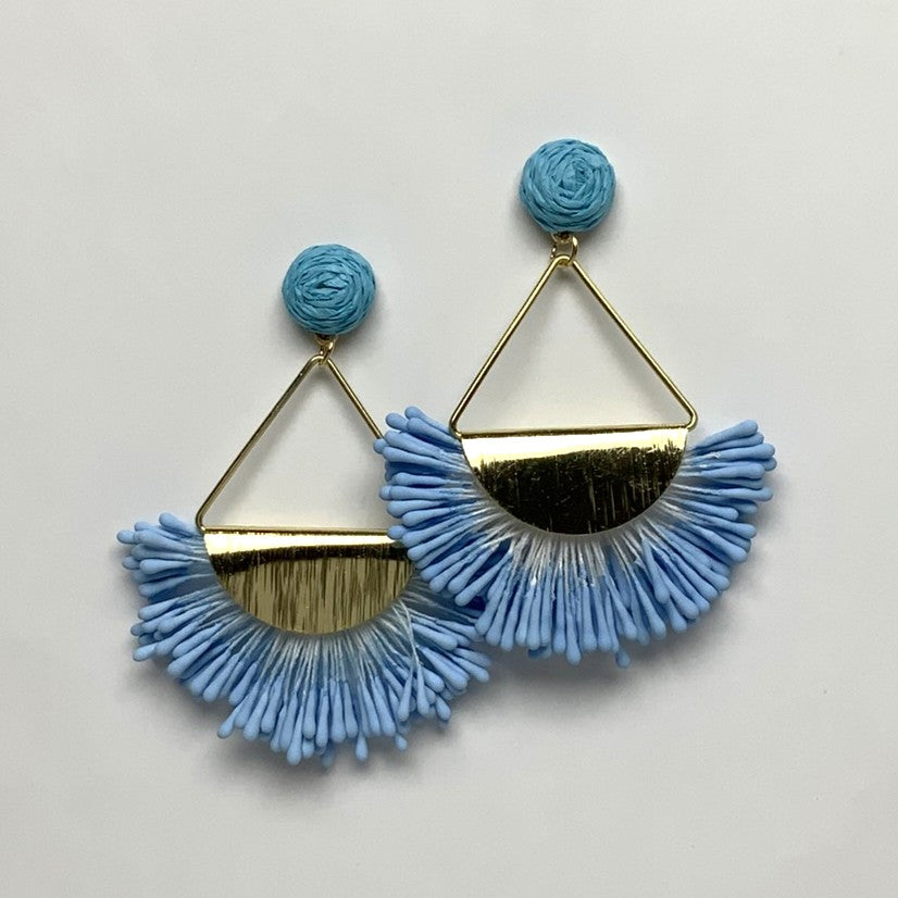 Triangle String Droplet Earrings