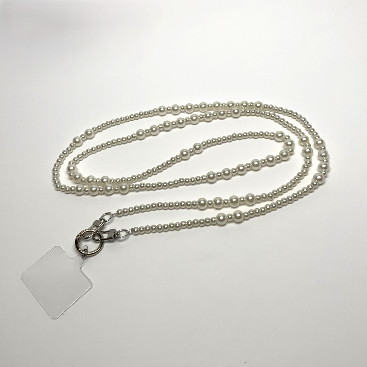 Long Pearl Cell Phone Carrying Strap