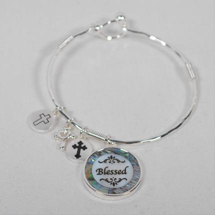 "Blessed" Cross Pendants