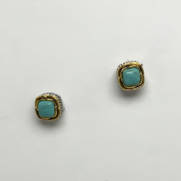 Designer Look Square Stud Earring