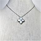 Short Mop Clover Designer Look Necklace