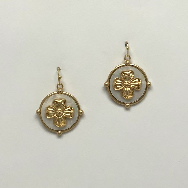 Flower Drop Earrings