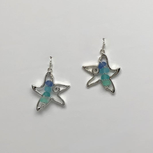 Starfish Drop Earrings