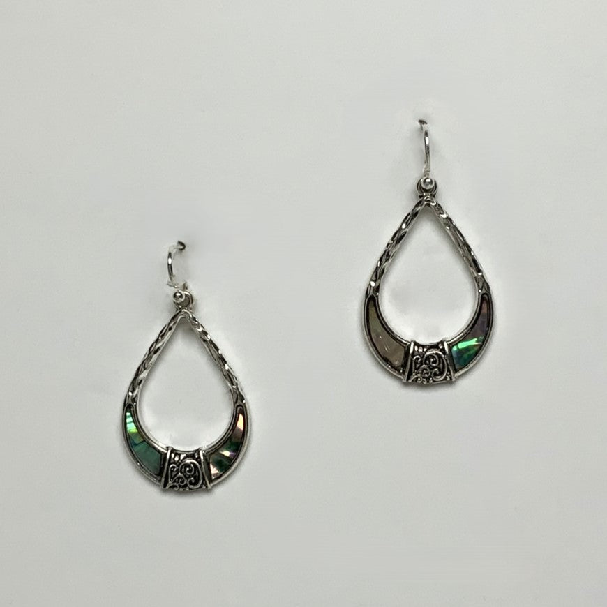 Teardrop Enamel Earrings