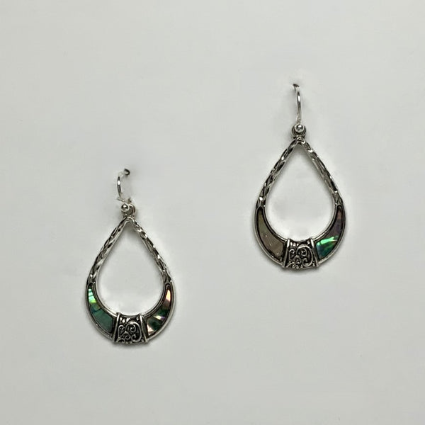 Teardrop Enamel Earrings