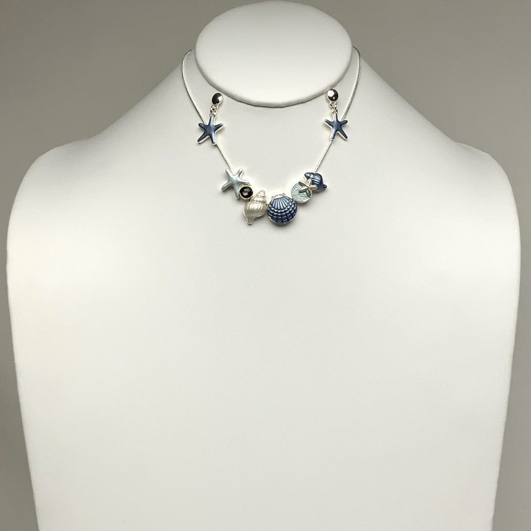 Sea-life Charm Necklace Set