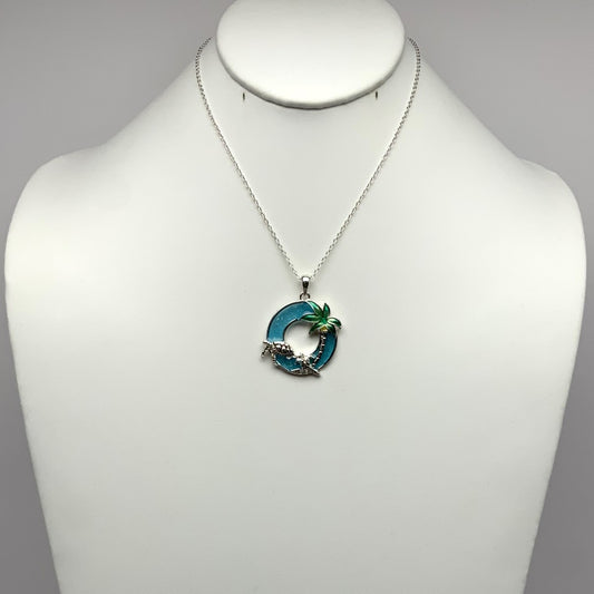 Turtle Ring Necklace