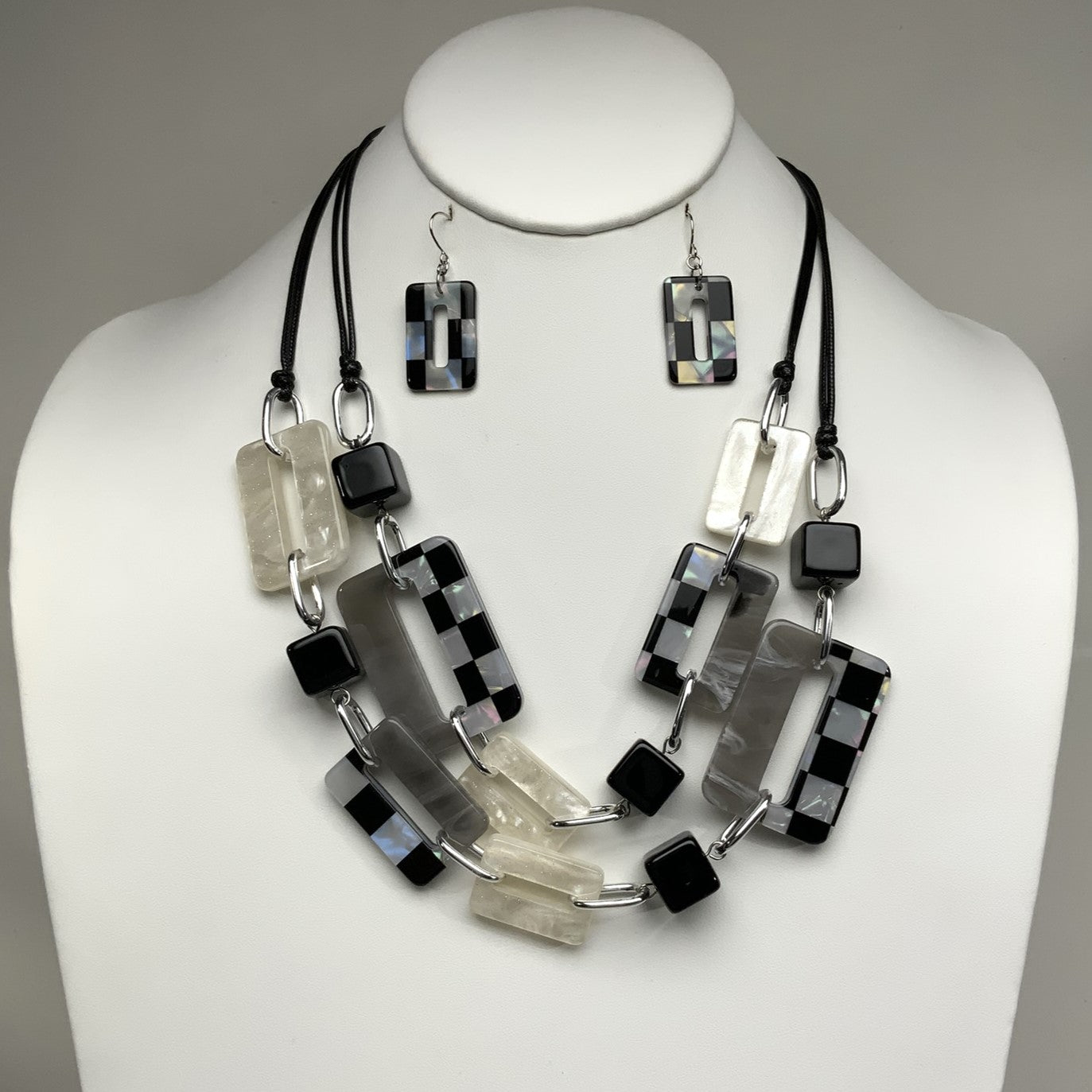 Funky Lucite Necklace