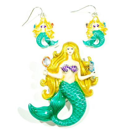 Enamel mermaid