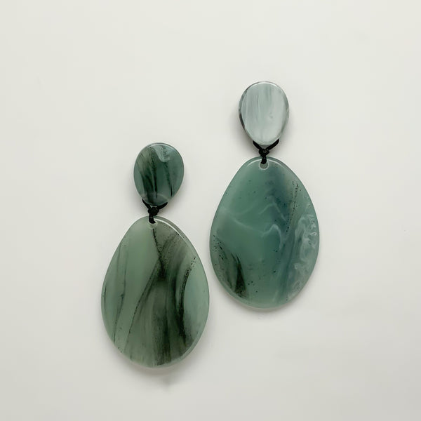 Lucite Teardrop Earrings