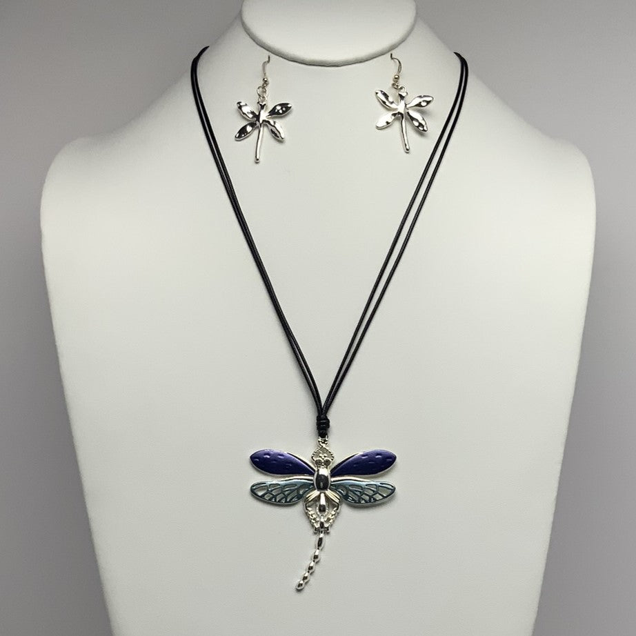 Dragonfly Drop Necklace