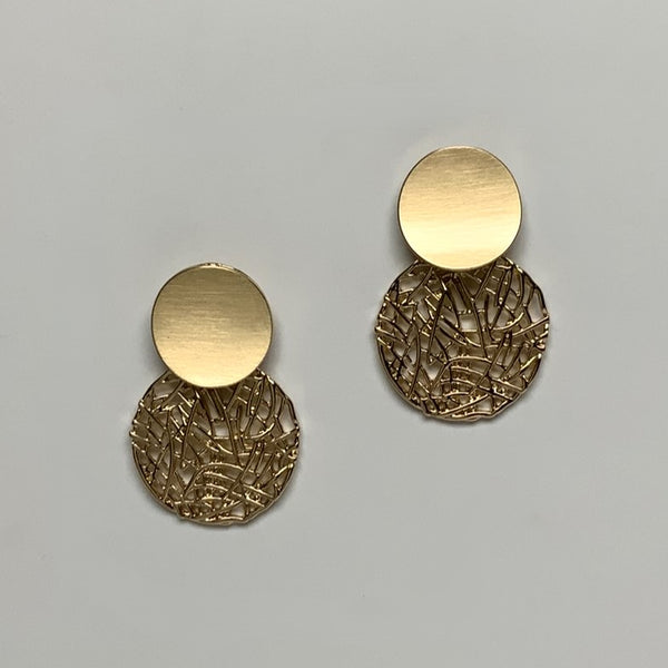 Circle Webbed Earrings