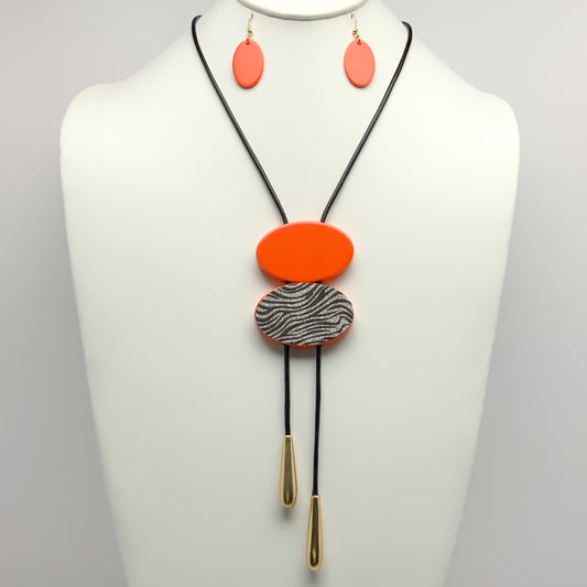 Lucite Tassel Necklace