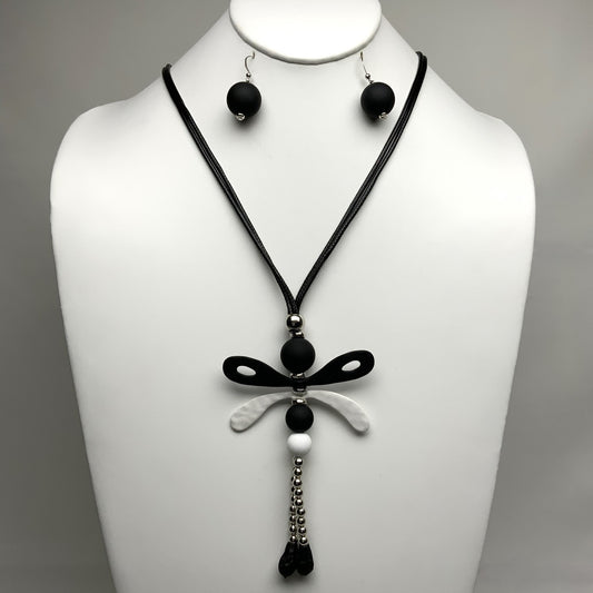 Dragonfly Necklace Set