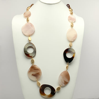 Lucite Shapes Necklace