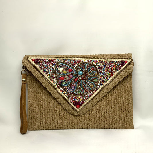 Beaded Conch Purse