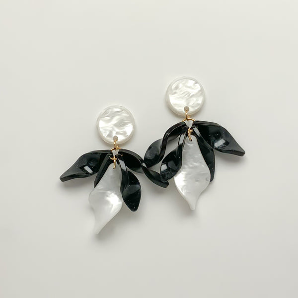Wavy Lucite Drop Earrings