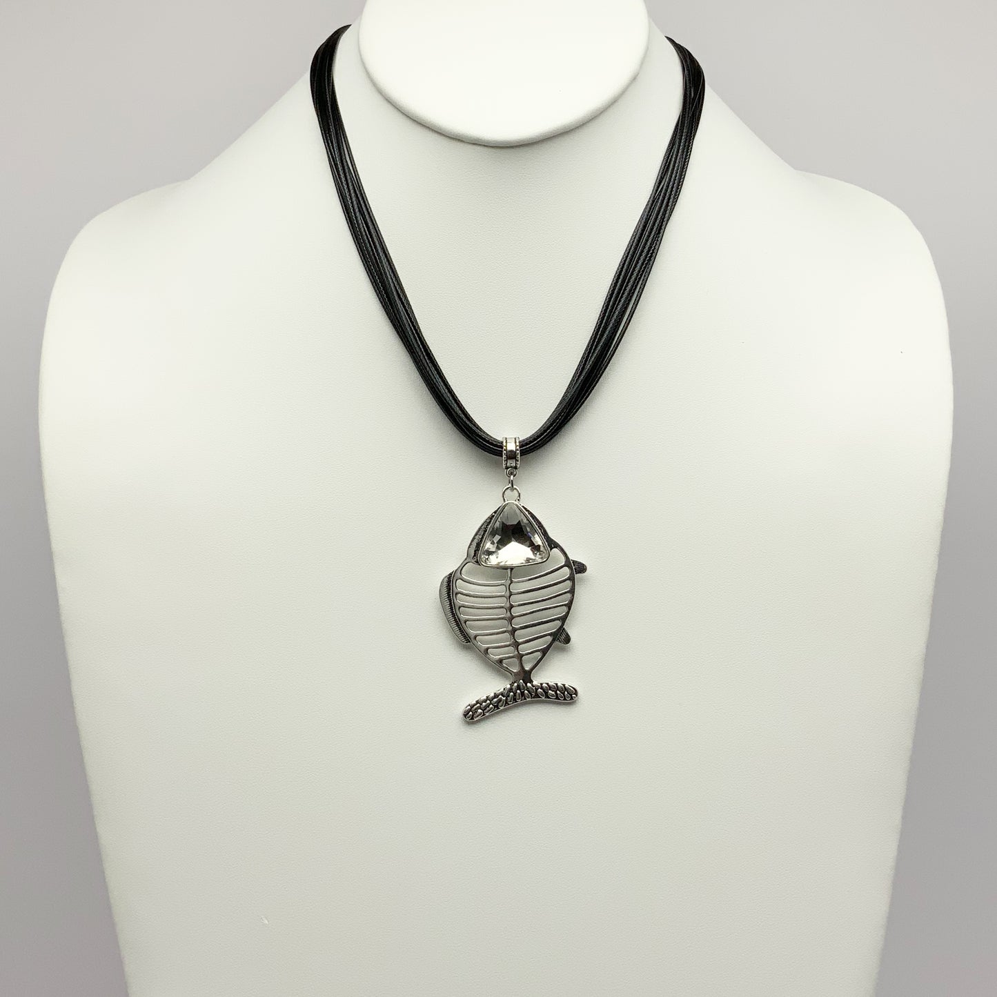 Skeleton Fish Necklace