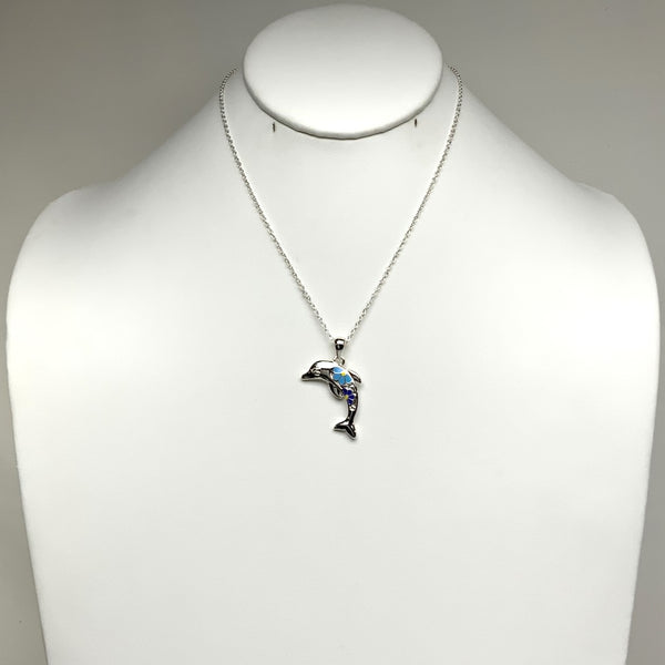 Dolphin Flower Necklace