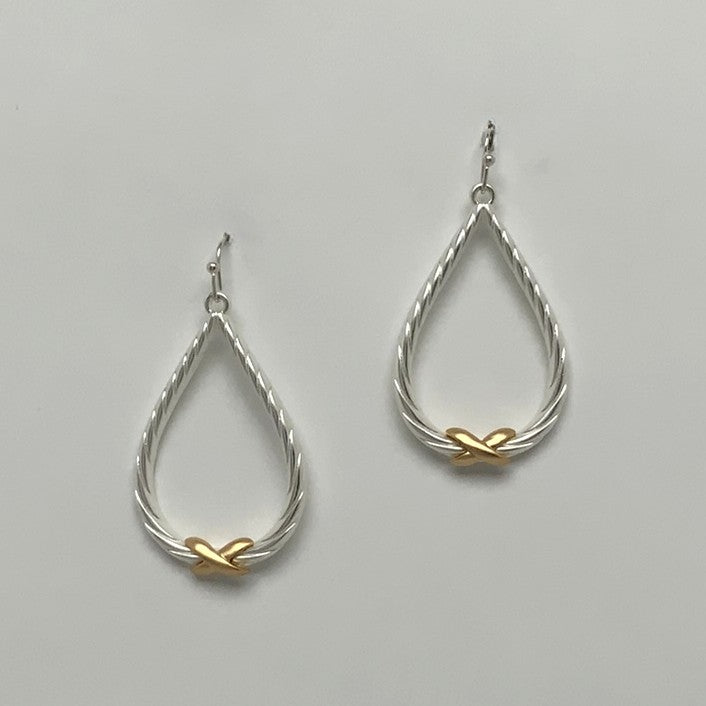 Twist Teardrop Earrings